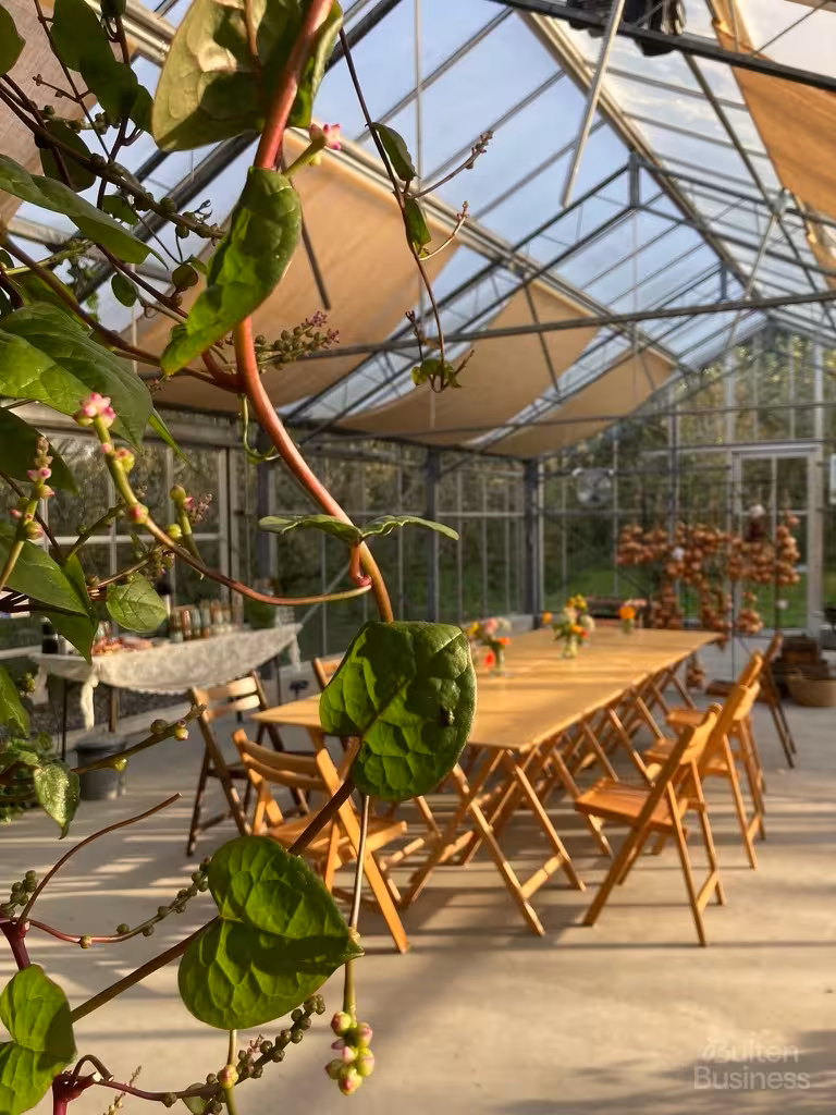 Vergaderen bij Proeftuin van Linschoten in Utrecht via BuitenBusiness