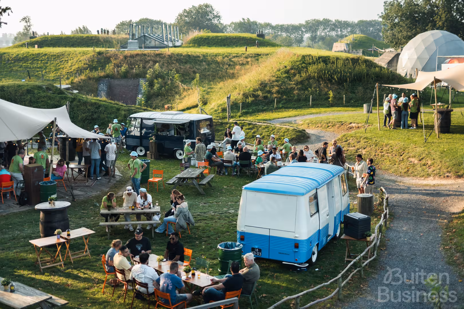 Vergaderen bij GeoFort in Gelderland via BuitenBusiness