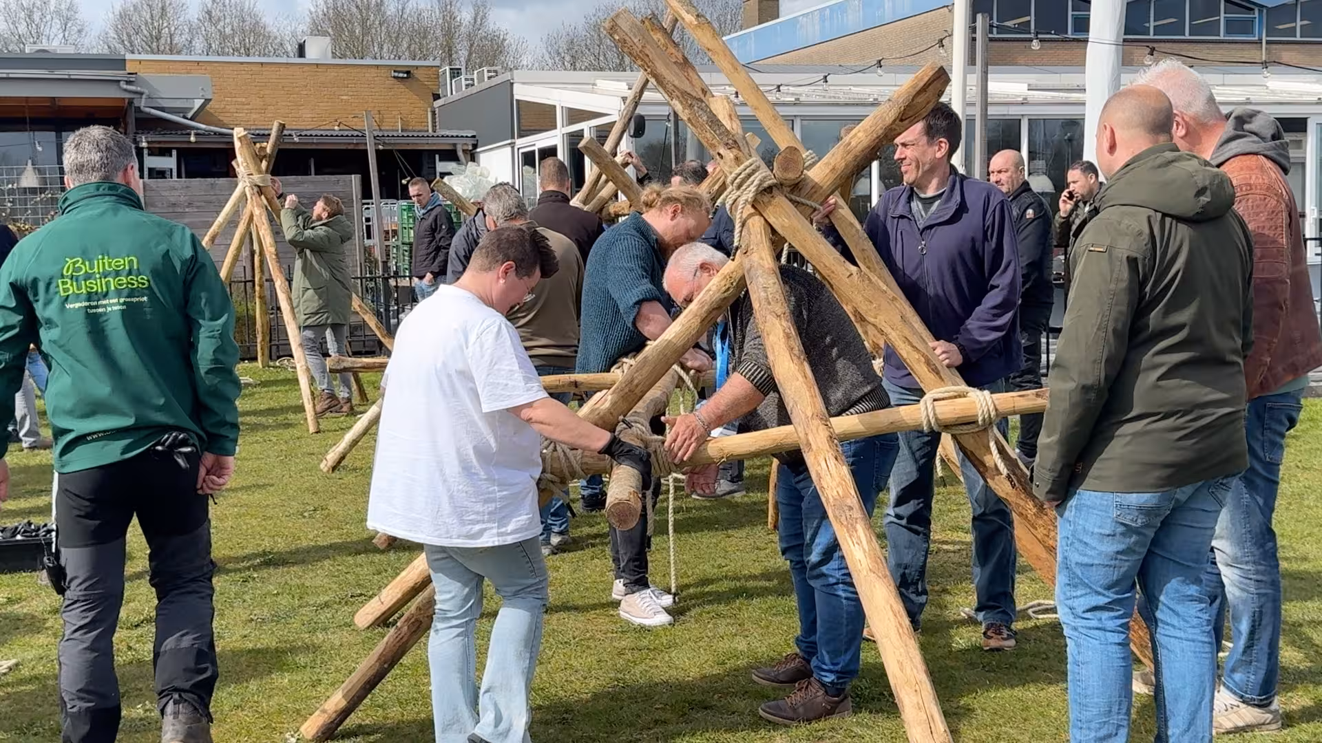 Workshop Katapult Schieten wordt verzorgd door een BuitenBusiness instructeur
