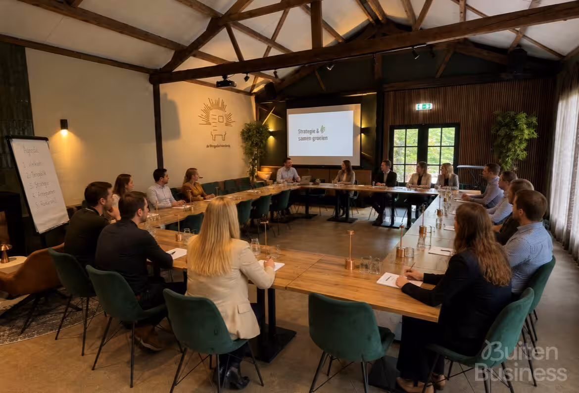 Vergaderen bij Rucphense weide in Rucphen, Noord-Brabant via BuitenBusiness