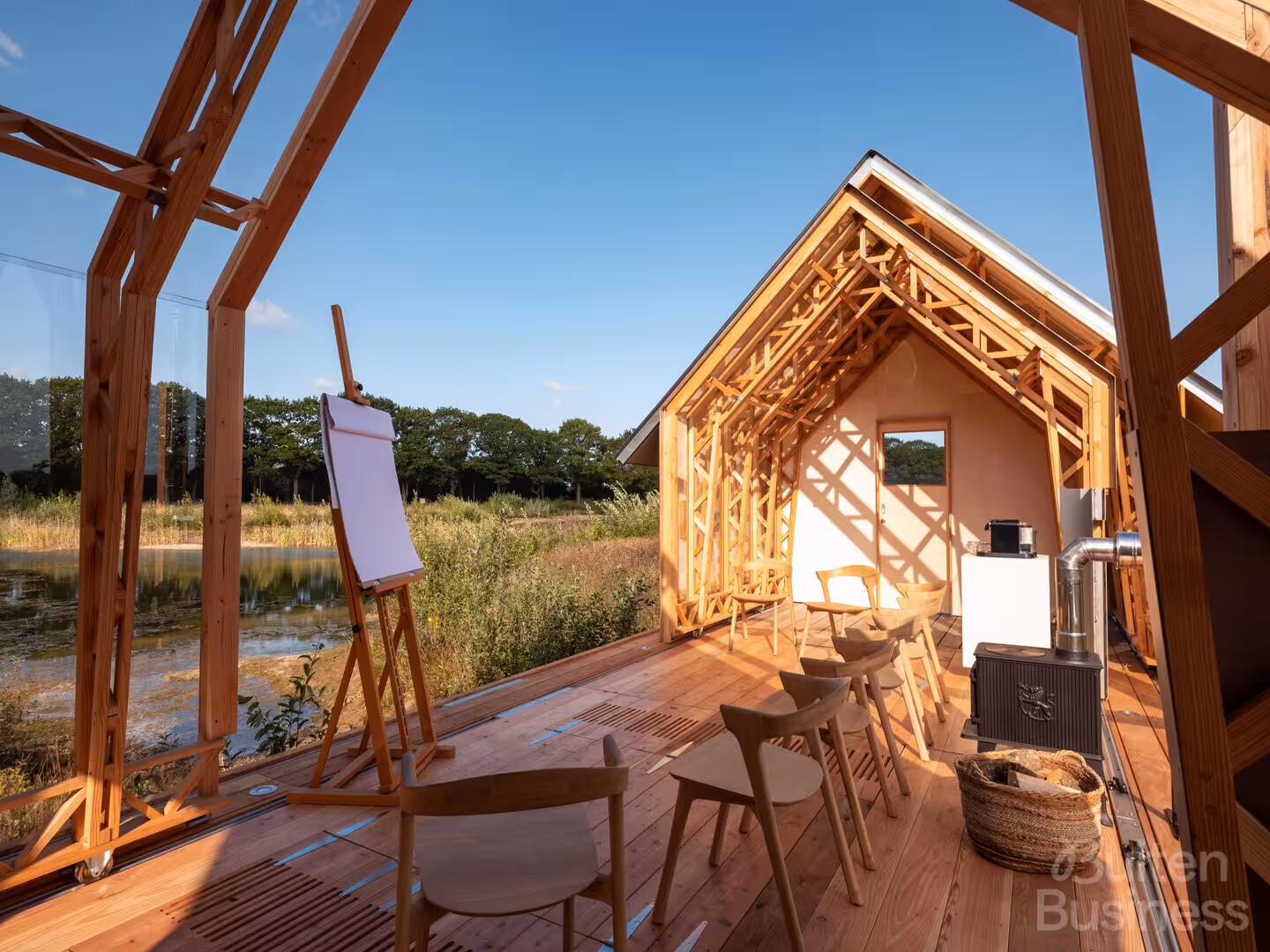 Vergaderen bij Cabin ANNA Meet in Noord-Brabant via BuitenBusiness