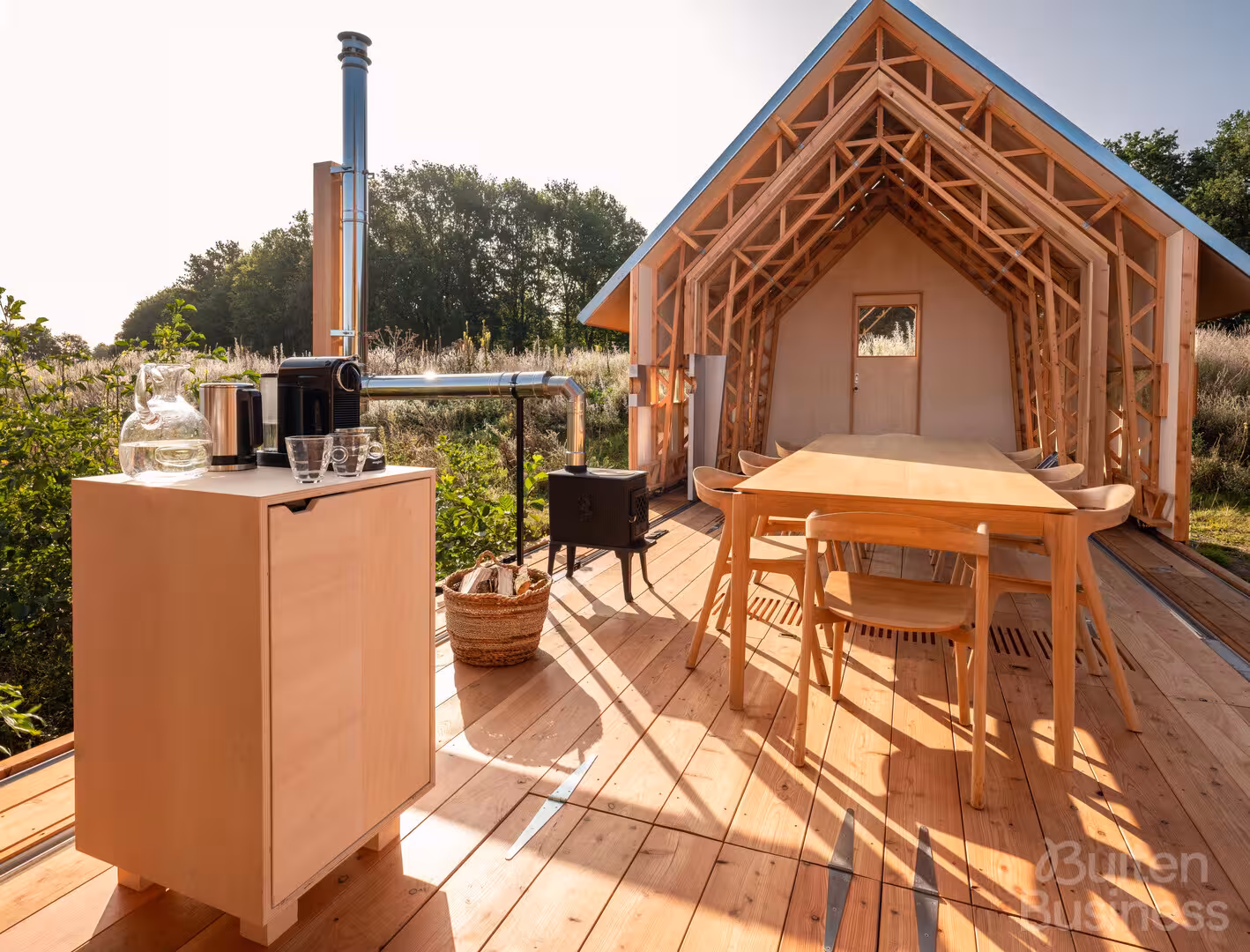 Vergaderen bij Cabin ANNA Meet in Noord-Brabant via BuitenBusiness