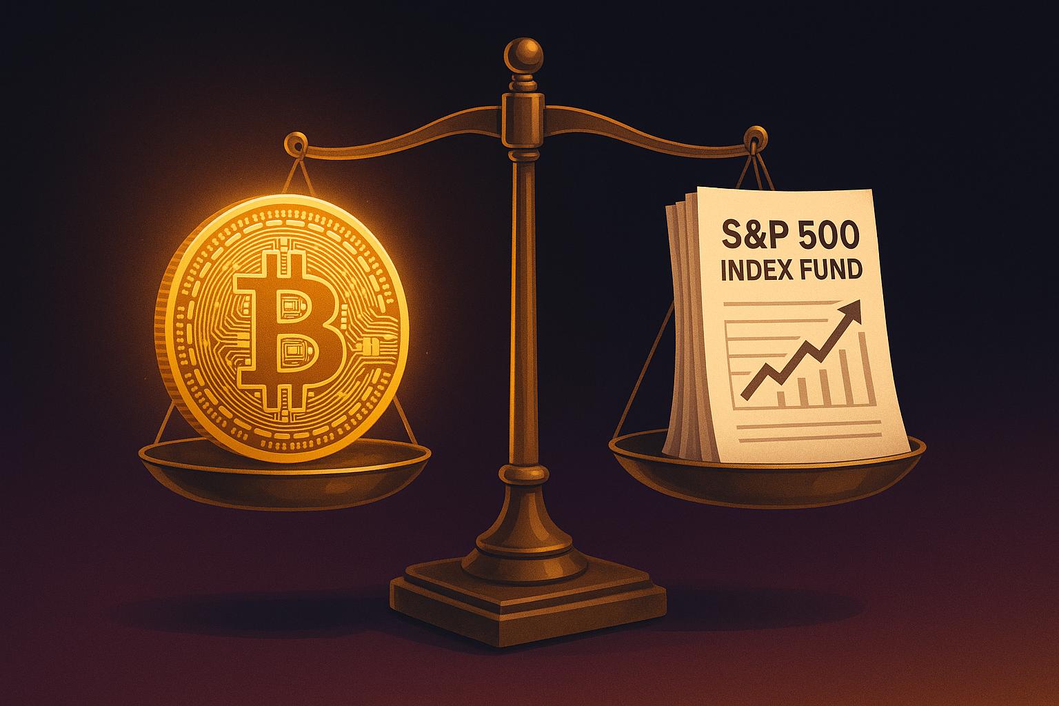 Is adding an S&P 500 index fund (e.g., FXAIX/VOO/SPY) a better move than  adding to bitcoin?