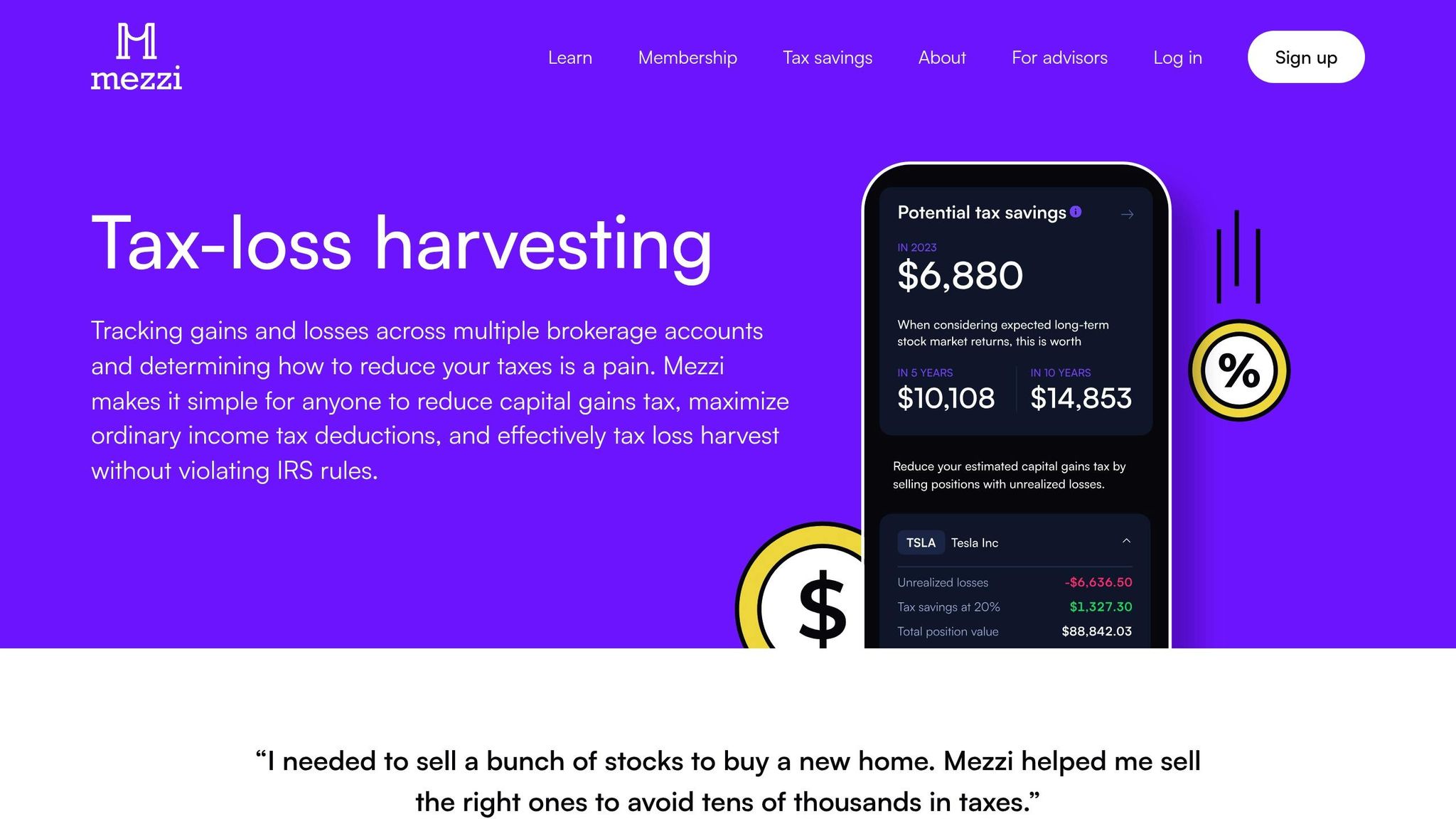 Automated tax loss harvesting without a robot advisor