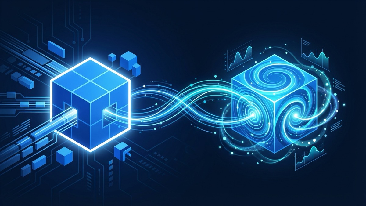 Notionを使ったSEOリライト管理システムの全体像。記事管理DBと施策ログDBの2つのデータベースで構成される。