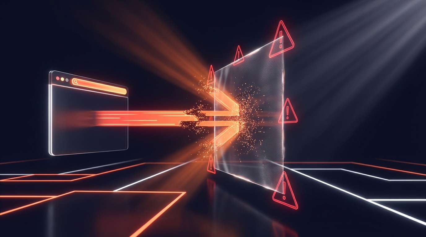 Meta Pixelがブラウザ側でブロックされている概念図