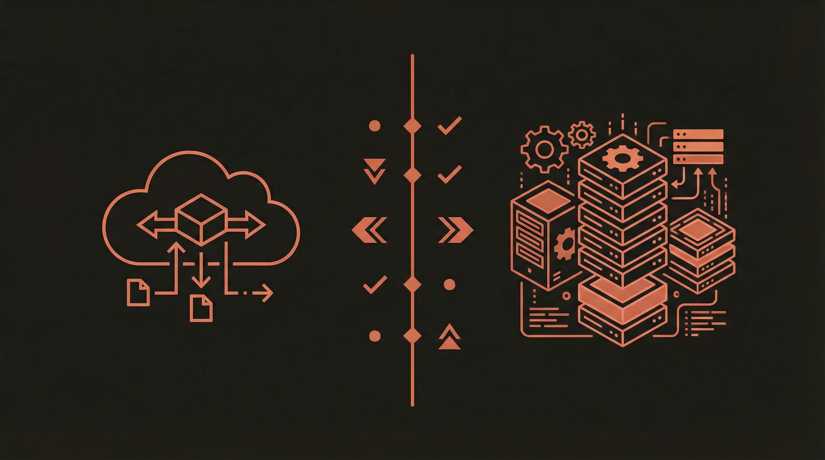 GTG（軽量CDNプロキシ）とsGTM（フルサーバースタック）の比較図