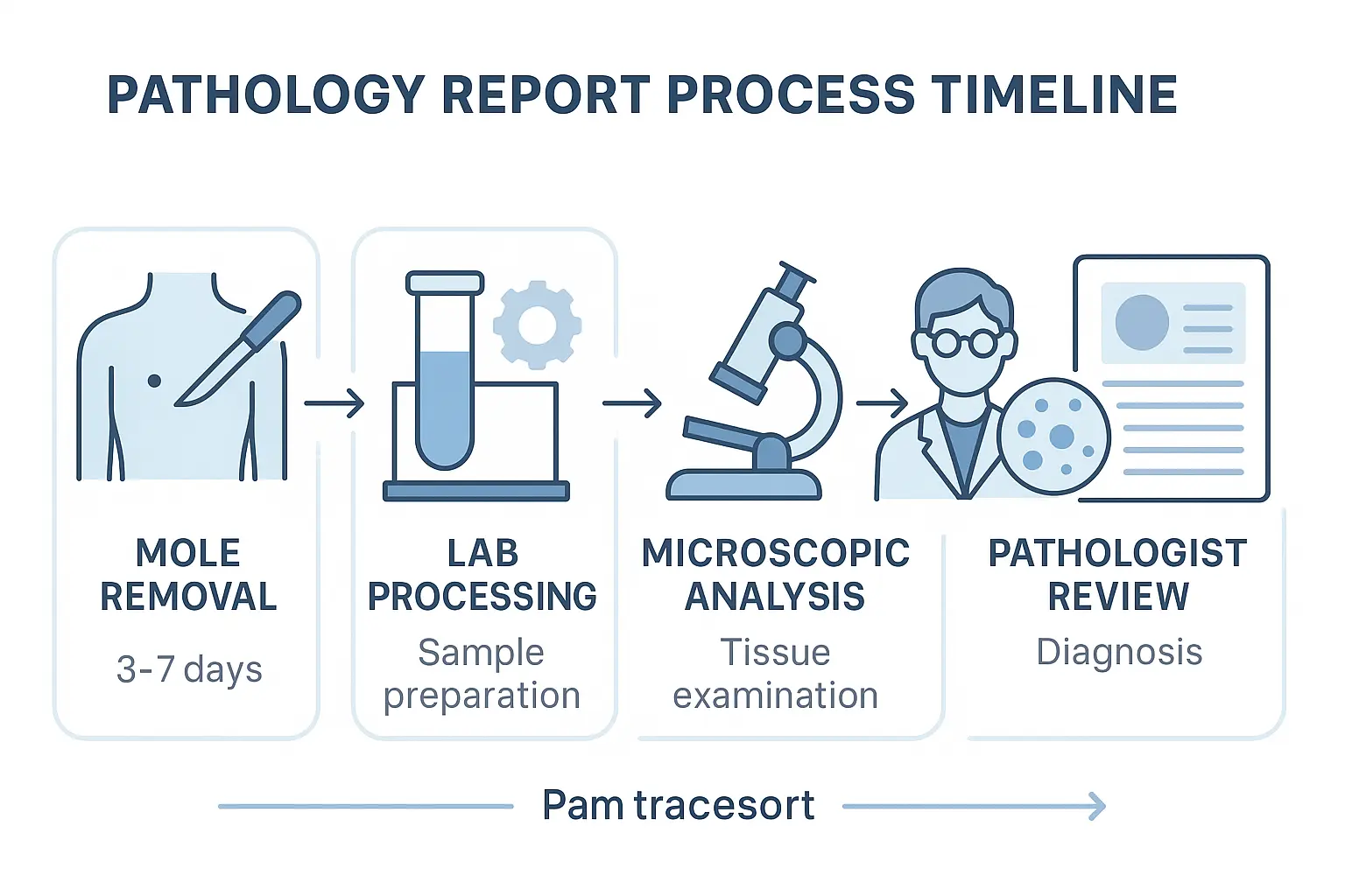 Create a 1536x1024 landscape infographic showing the pathol