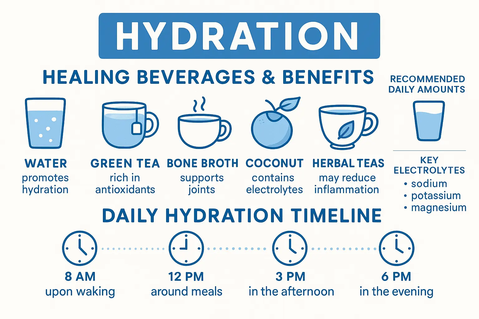 Create a 1536x1024 landscape hydration infographic showing d
