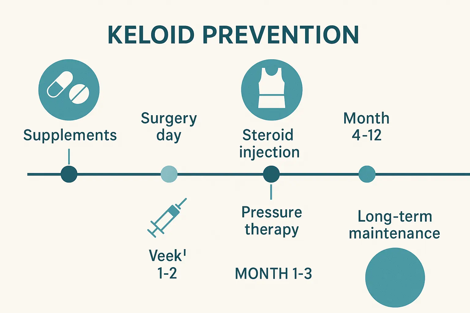Timeline infographic in 1536x1024 landscape format showing