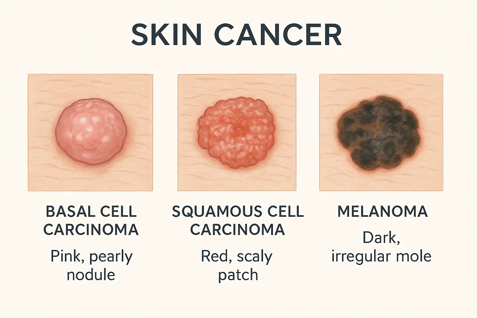 Create a medical comparison image in 1024x1024 square format