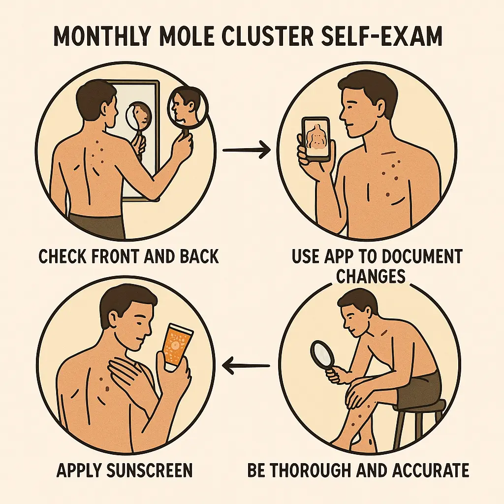 A hyper-realistic image of a A step-by-step diagram of a mo...