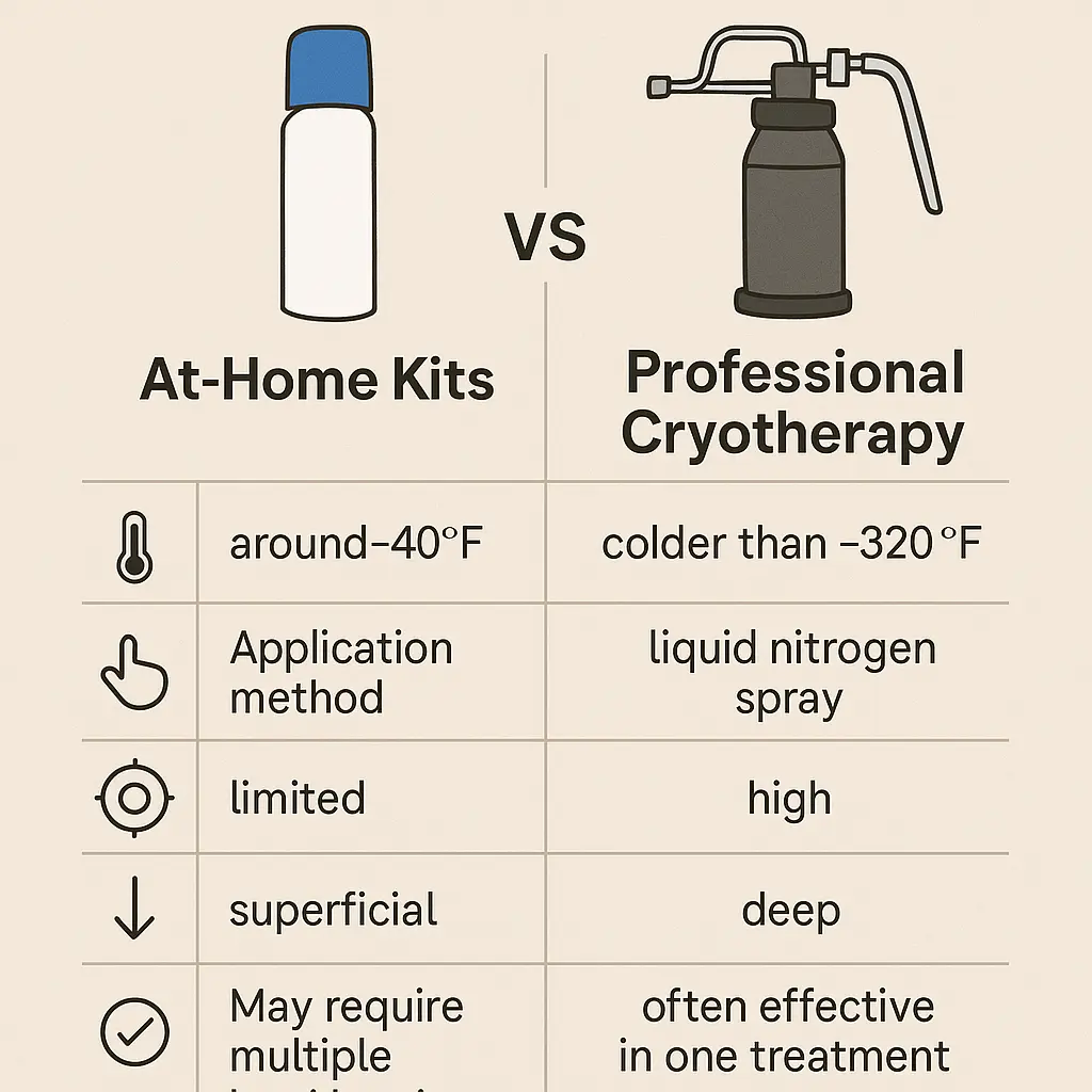 A hyper-realistic image of a An infographic comparing at-ho...