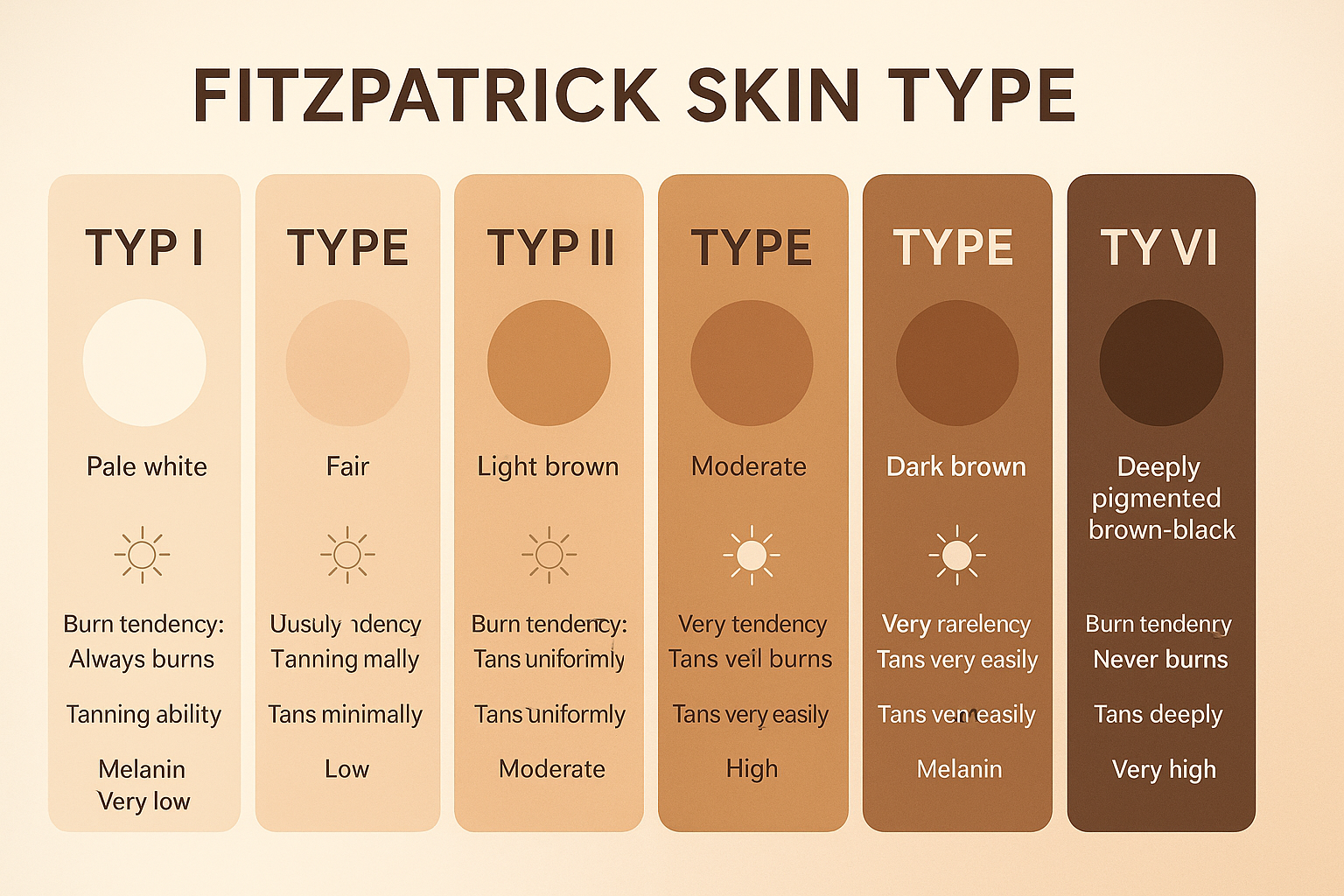 Fitzpatrick Skin Type Guide Cancer Risk Sun Protection Fitzpatrick Skin Type Guide Cancer Risk Sun Protection