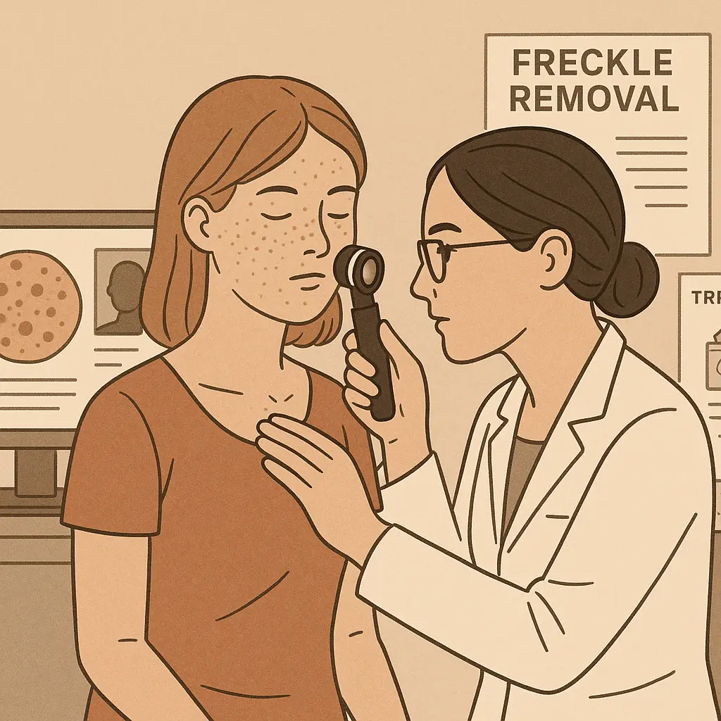 A hyper-realistic image of a A conceptual artwork of a derm...