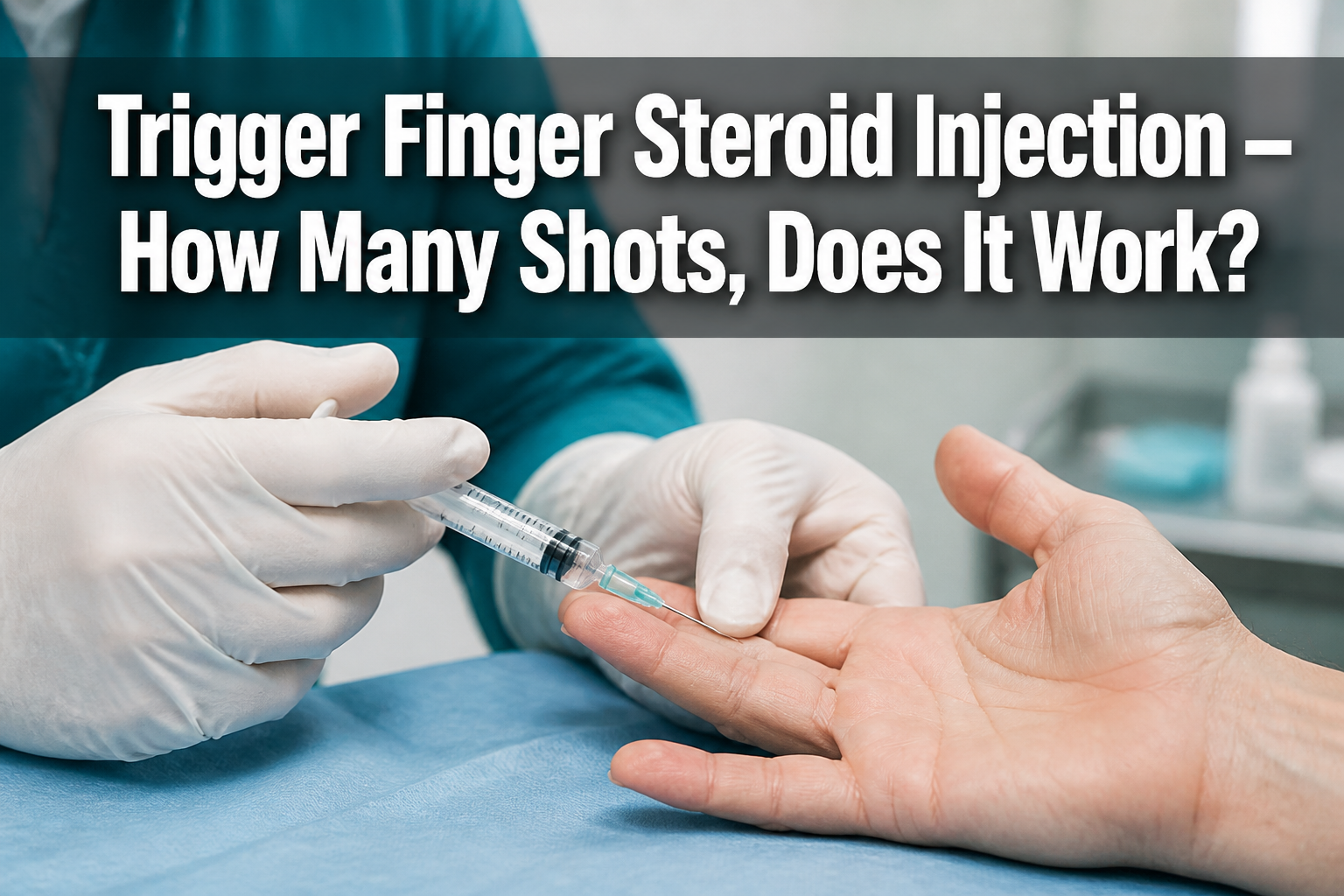 Hand Injection Addendum Forms Trigger Finger Steroid Injection: How Many Shots, Does It Work?