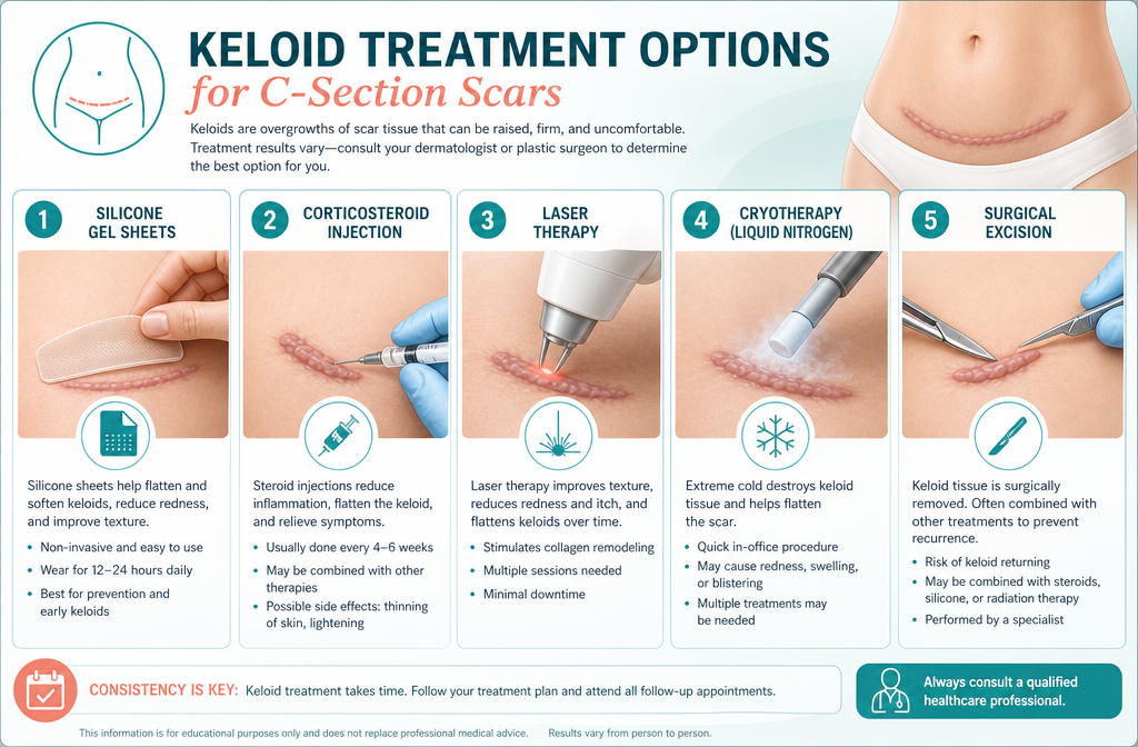 Are Silicone Sheets Effective for C-Section Keloids?