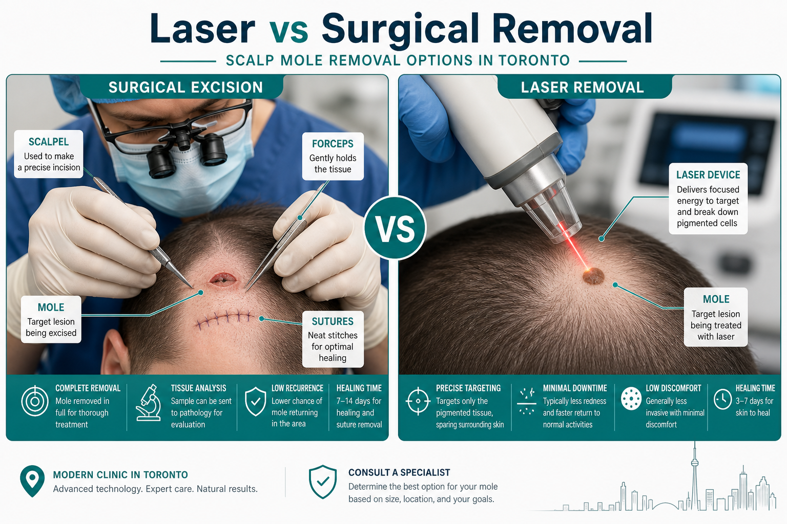 Recovery Time After Scalp Mole Removal