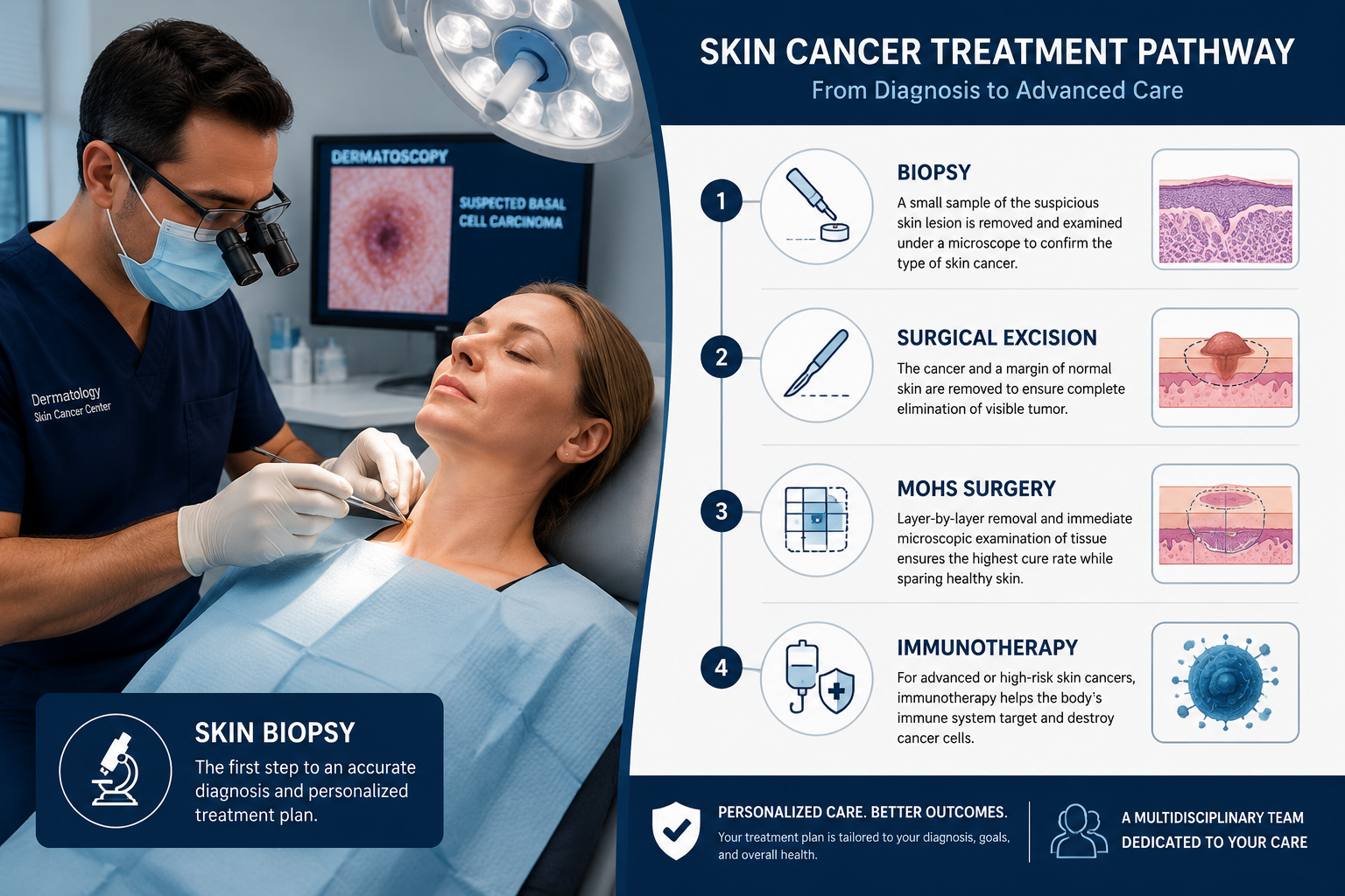 How Is Neck Skin Cancer Treated?
