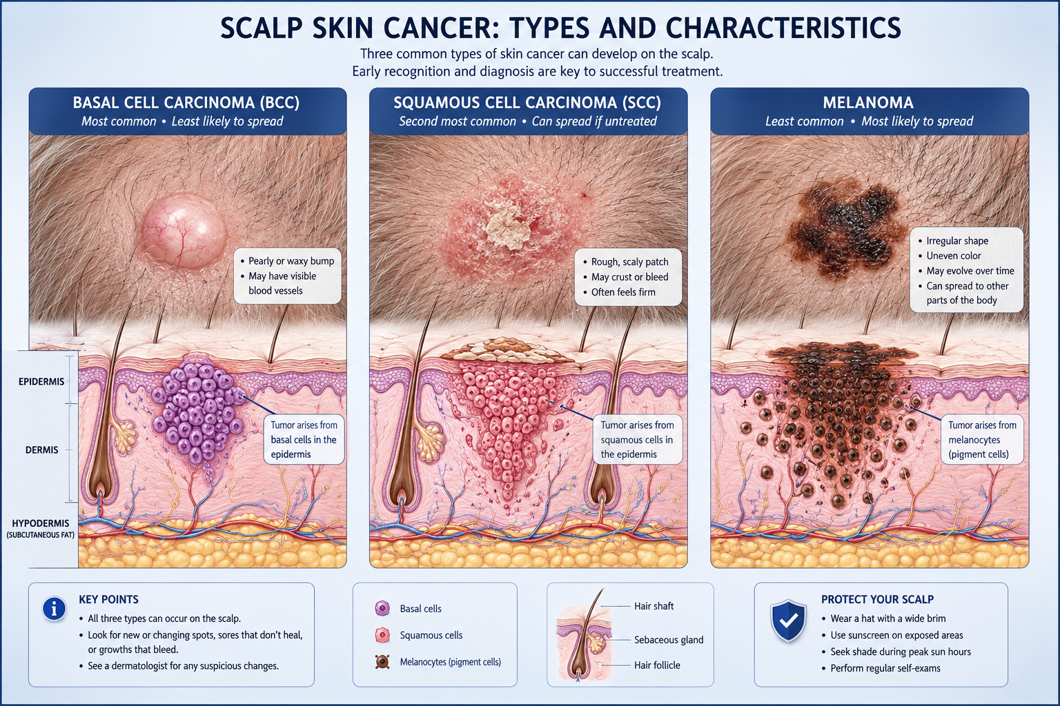 What Does Skin Cancer Look Like On the Scalp?