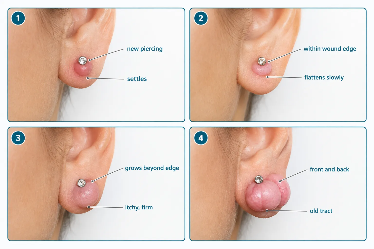 Is it actually a keloid, or just a piercing bump?