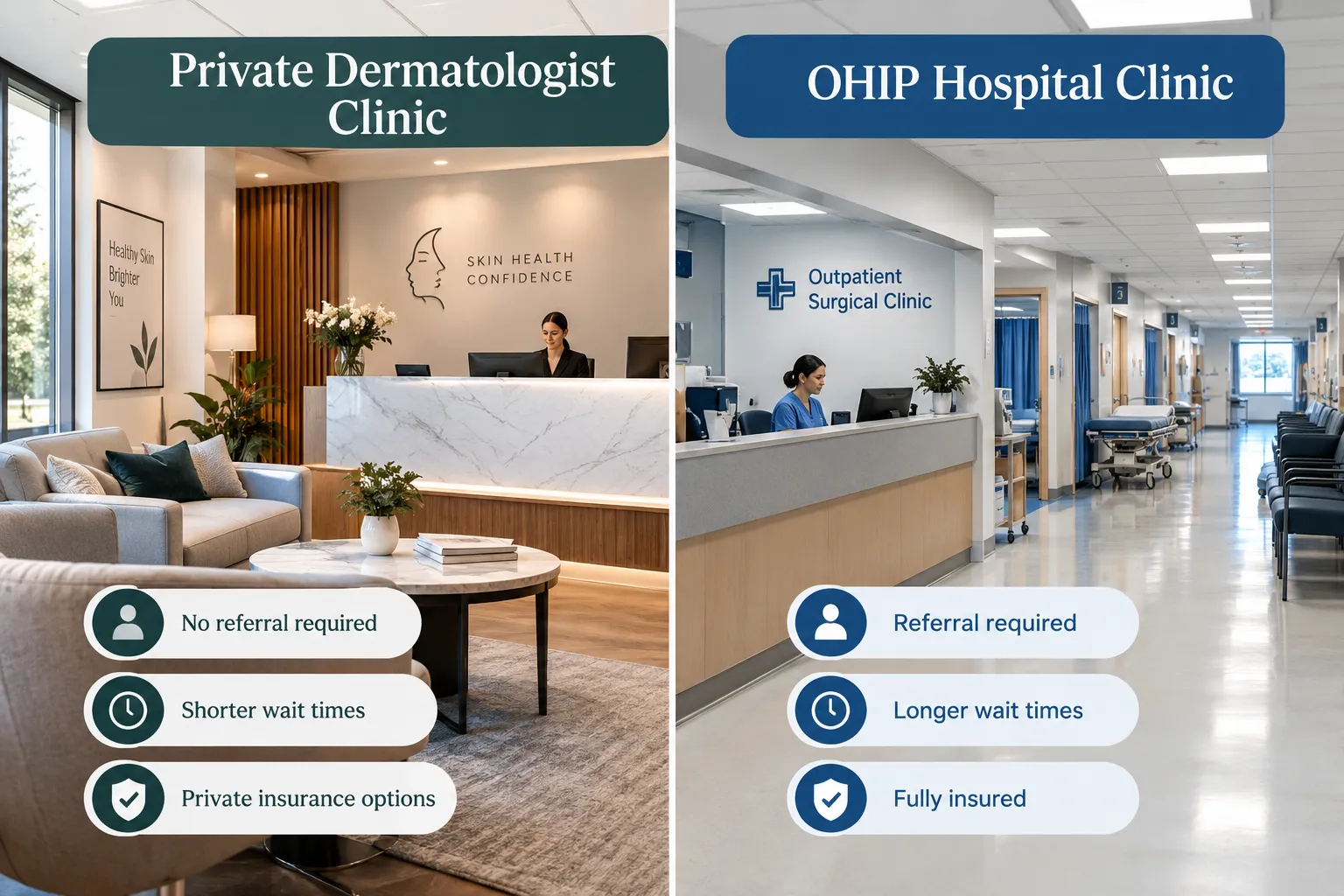 Private Dermatologist vs Public Hospital: Comparing Skin Cancer Removal Costs in Ontario