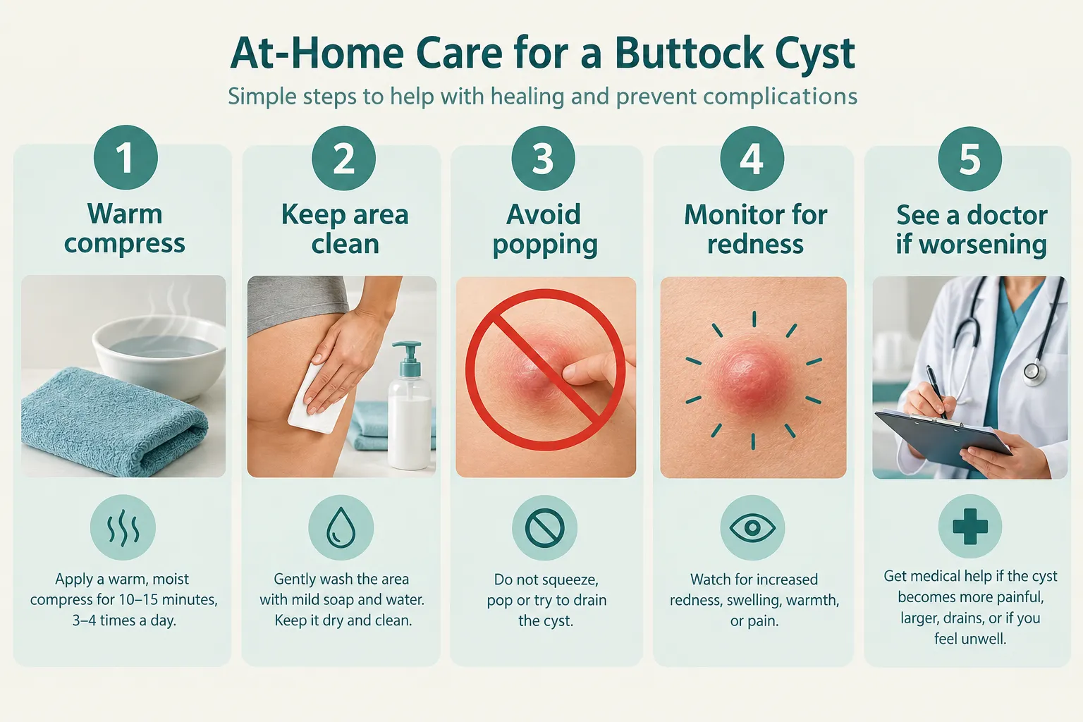 How Do You Get Rid of a Buttock Cyst