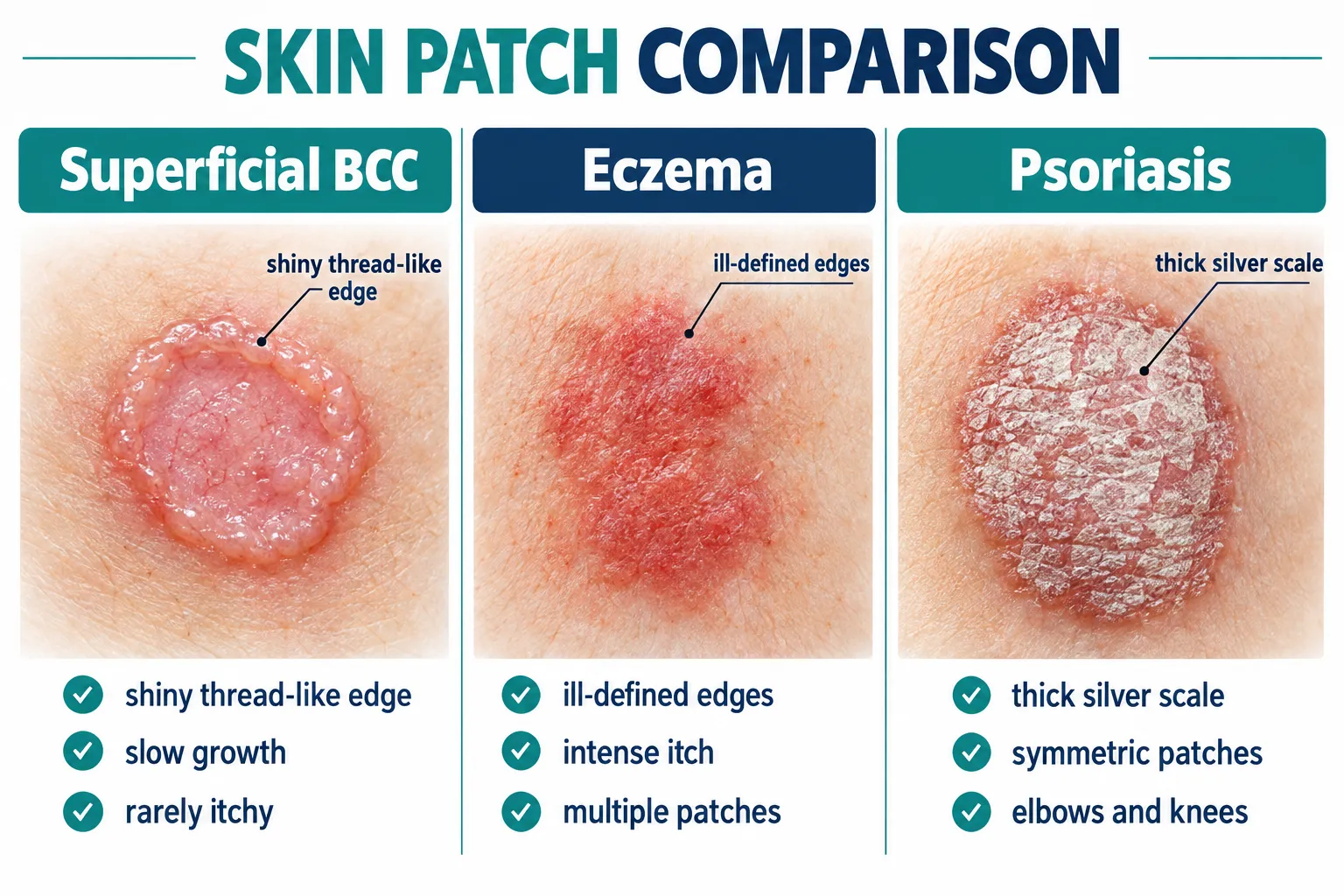 What Does Superficial BCC Look Like Compared to Eczema