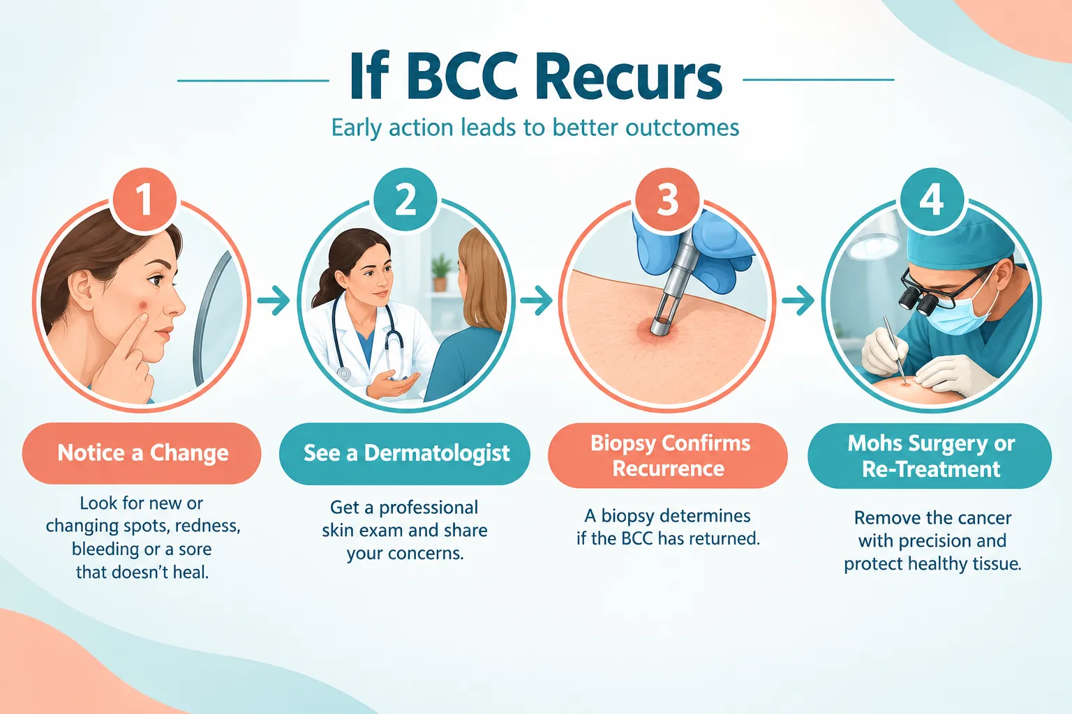 How Do Doctors Check for BCC Recurrence