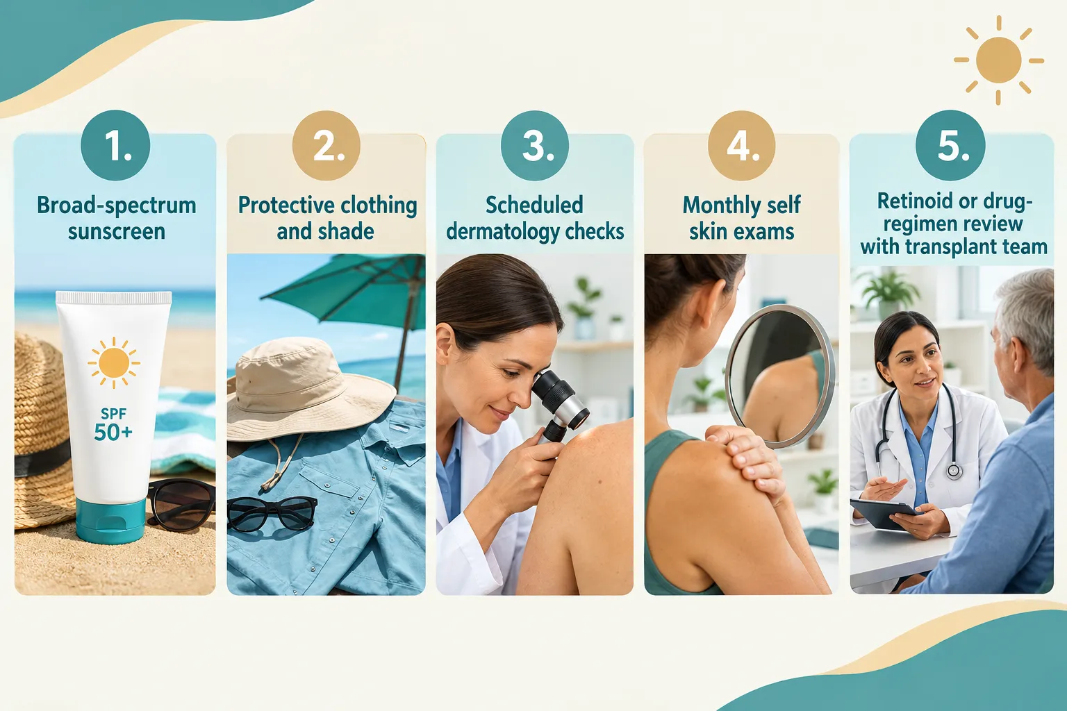 SCC Screening Guidelines for Transplant Recipients and Can Dermatology Visits Prevent SCC