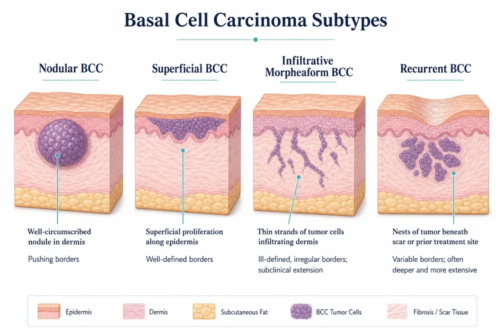 How long can you safely wait to remove a basal cell carcinoma?