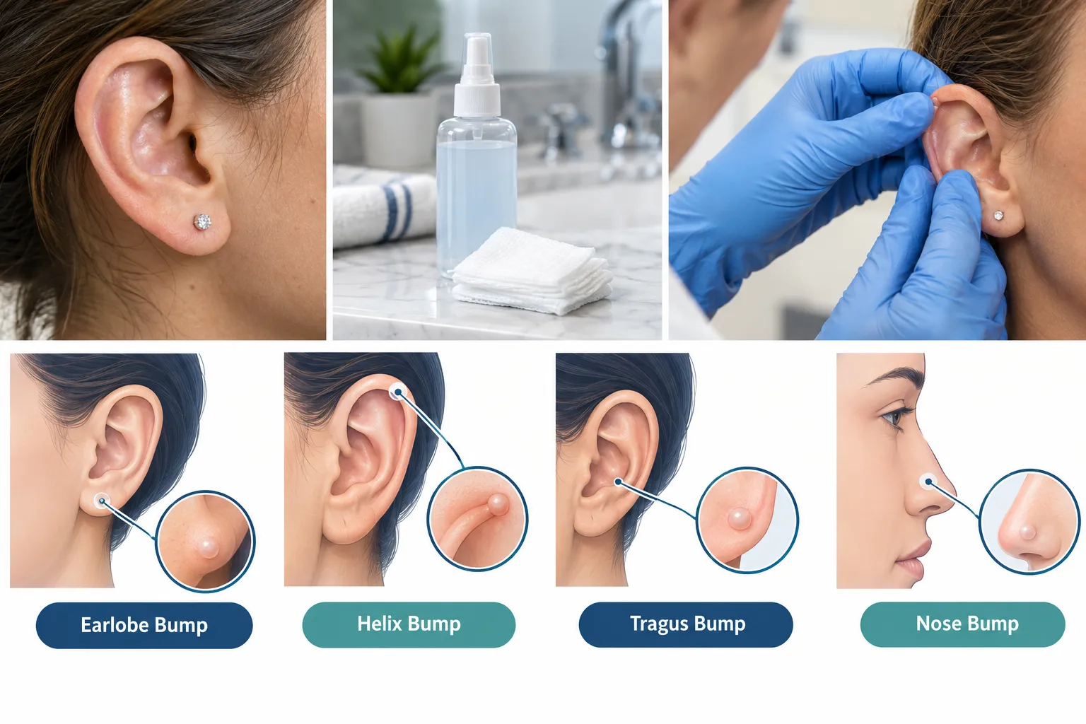What is a piercing bump?