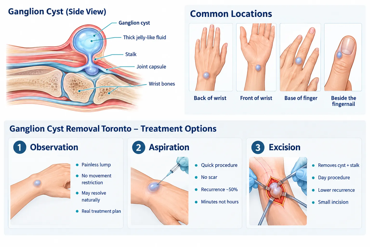 Aspiration Versus Surgical Excision