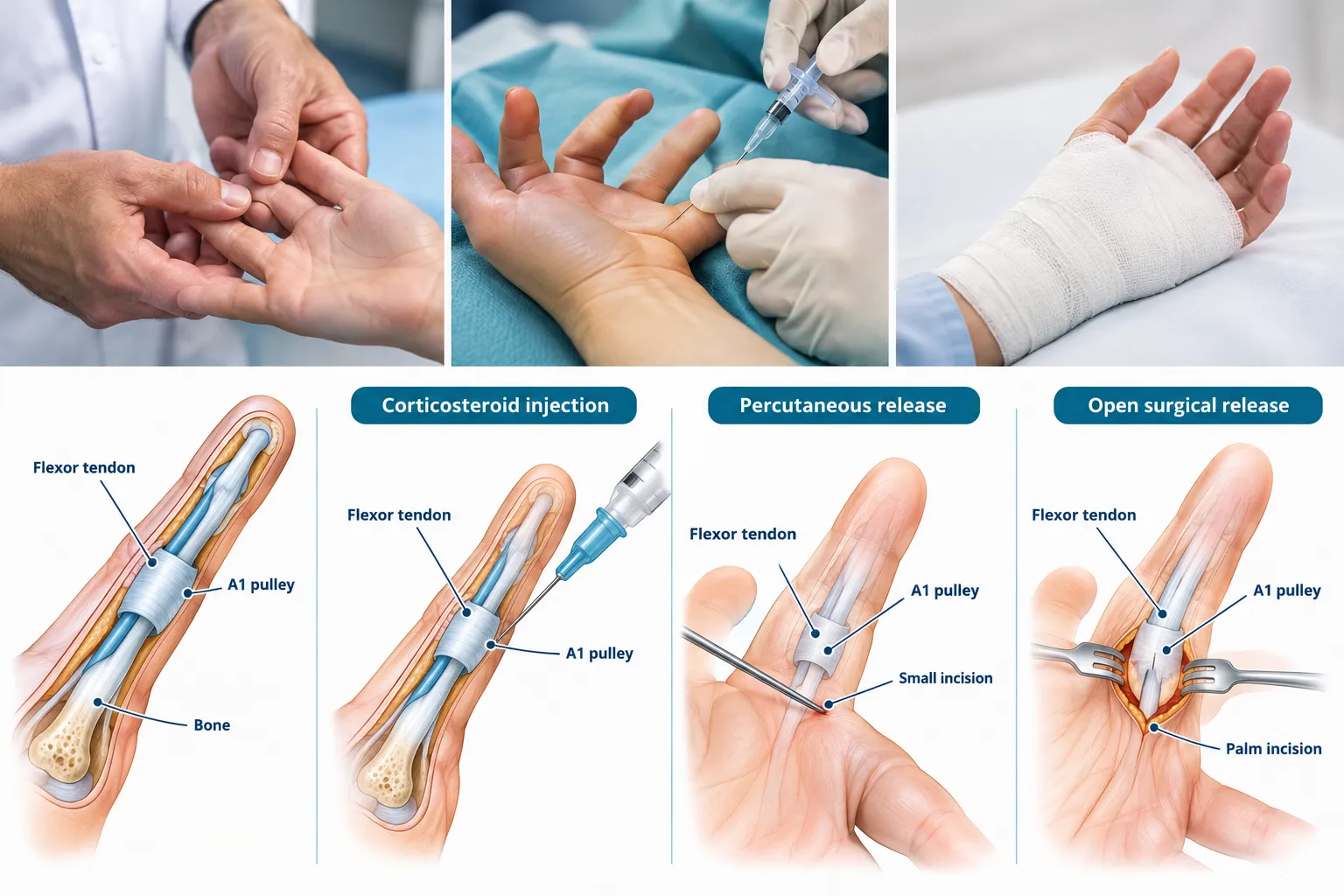 Is trigger finger surgery covered by OHIP, and what does it cost without coverage?