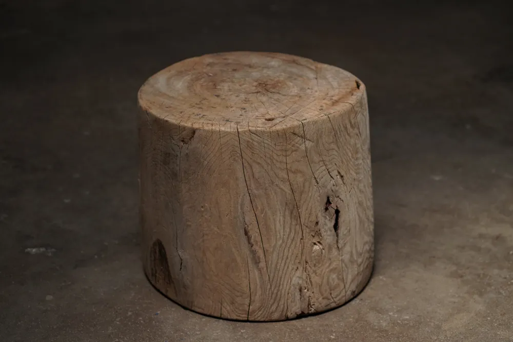 Round Stump Side Table
