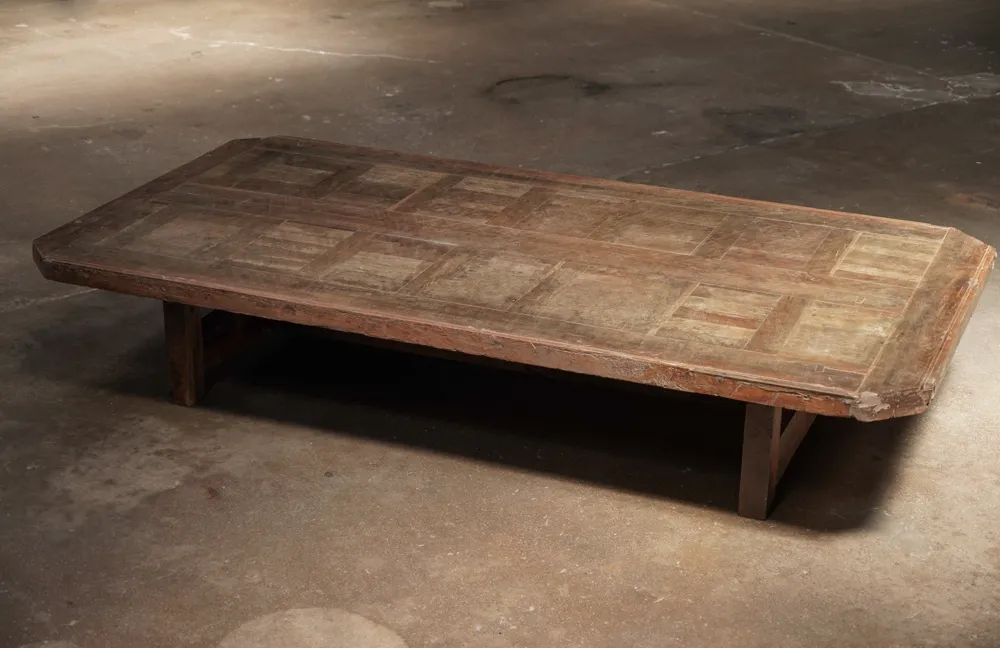 Wood Inlay Coffee Table