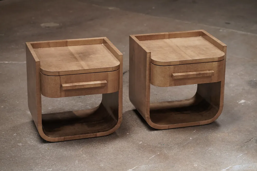 Uki Nightstands Tan, by Studio Balestra