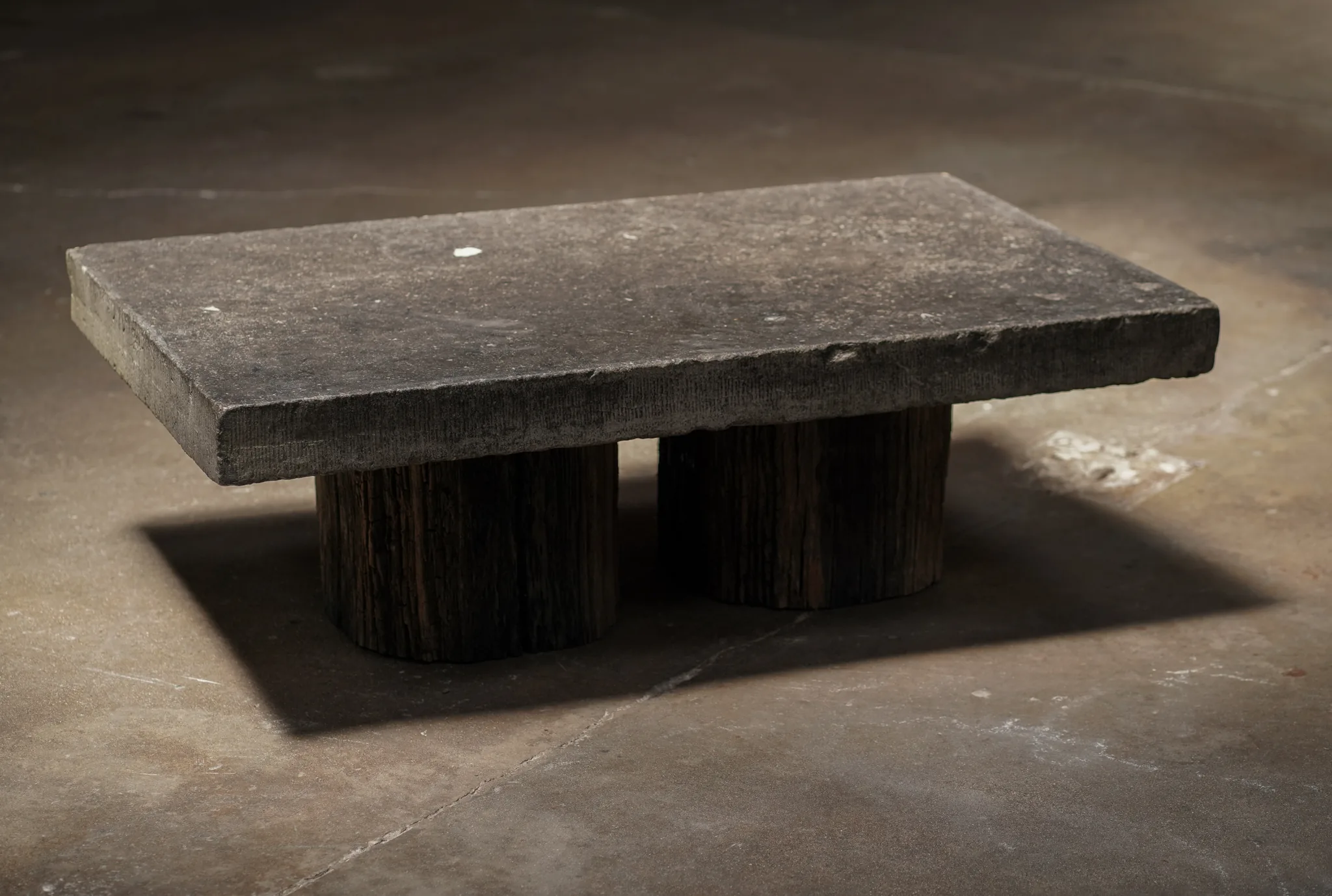 Dark Blue Stone Coffee Table