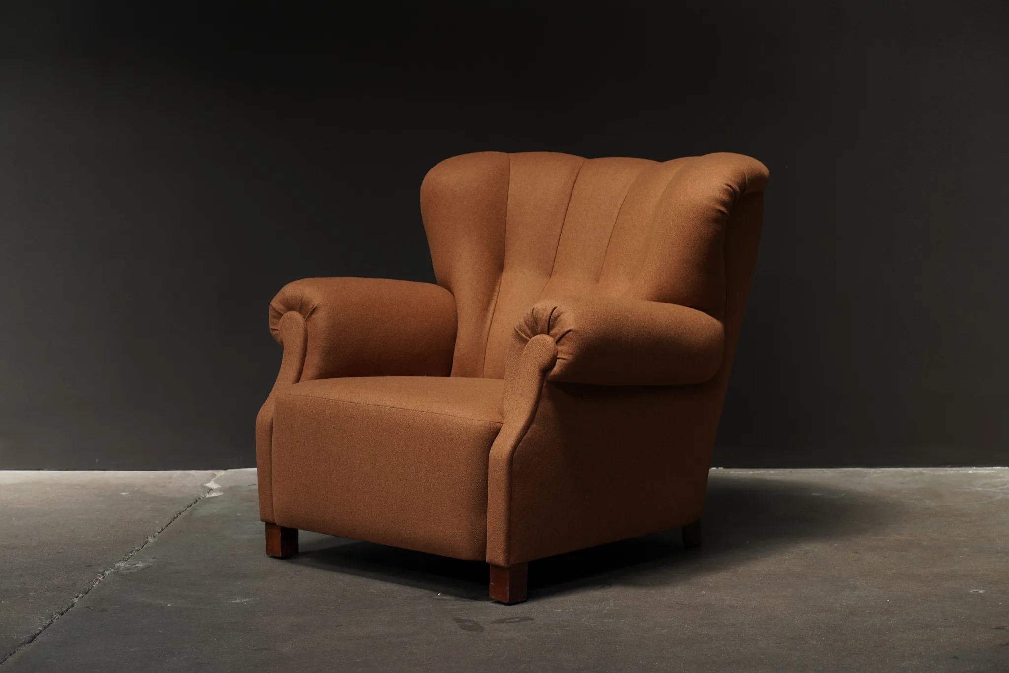 Club Chair in Wool