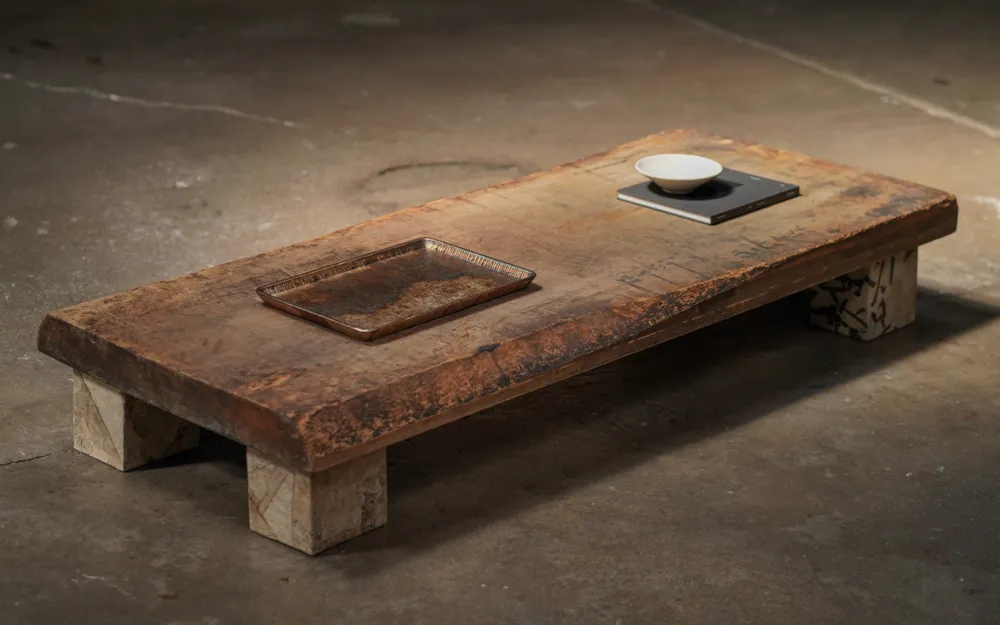 Low Plank Coffee Table