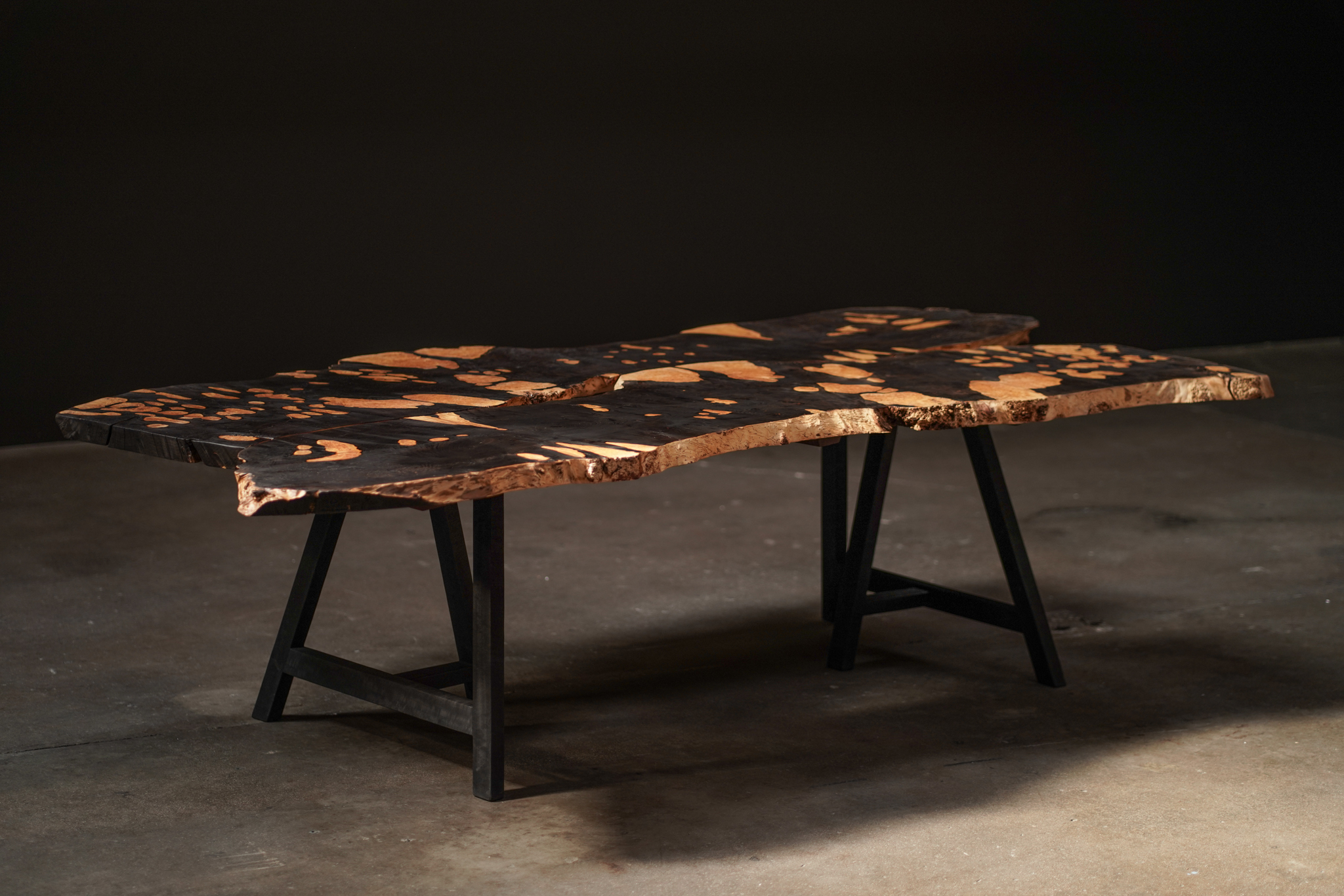 Burl Wood Table