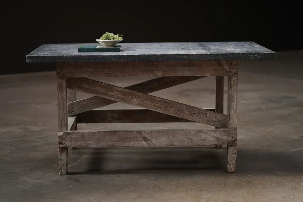 Stone & Wood Table