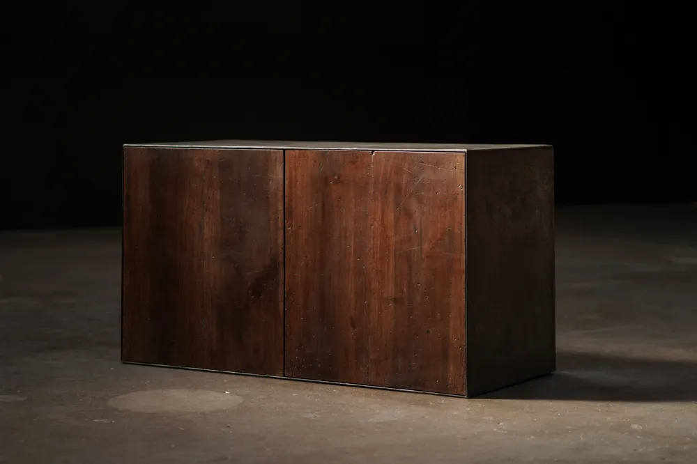 Plaster & Wood Cabinet