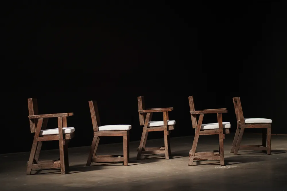 Teak Chairs, Set of 5