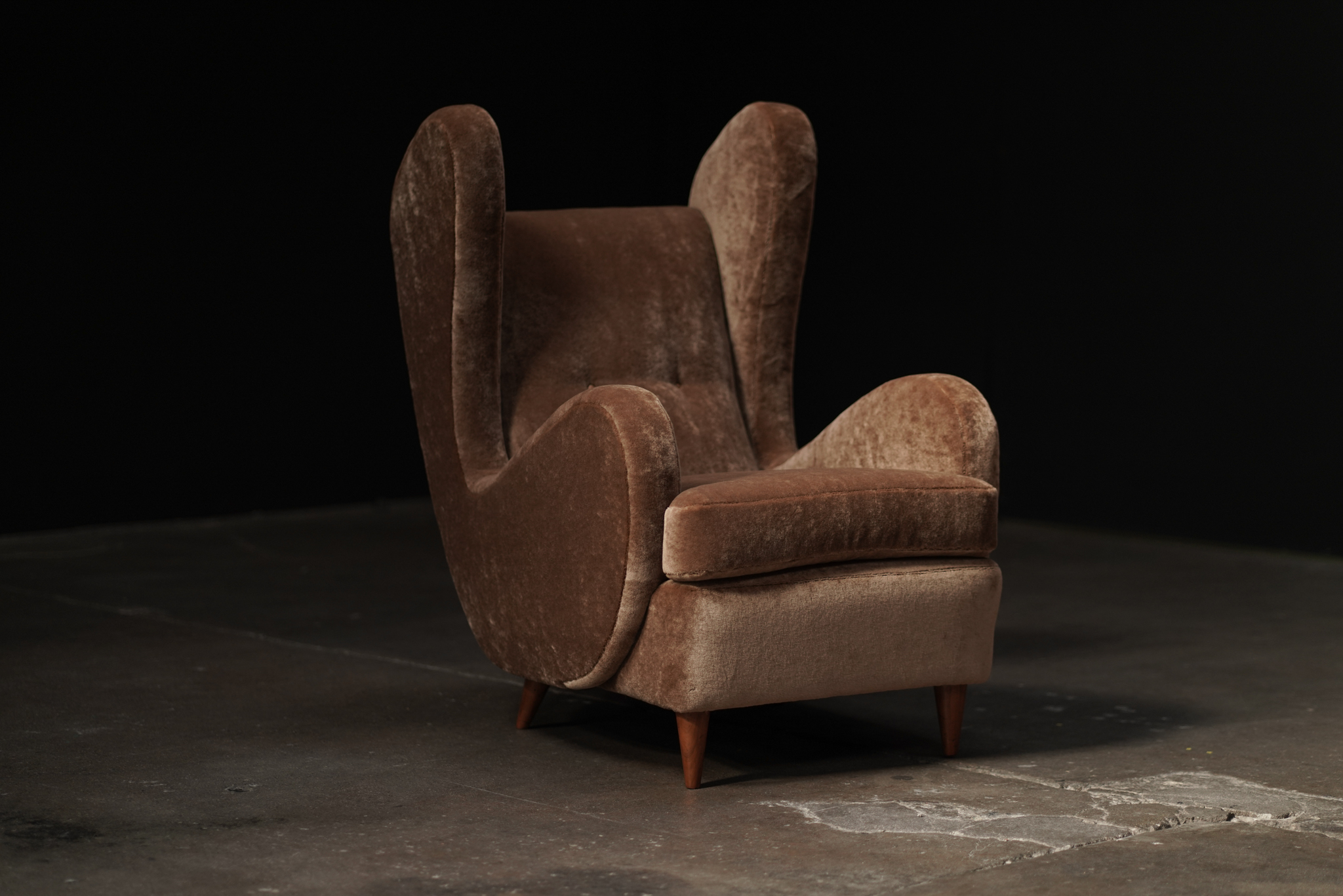 M. Bega Chair, Mohair	