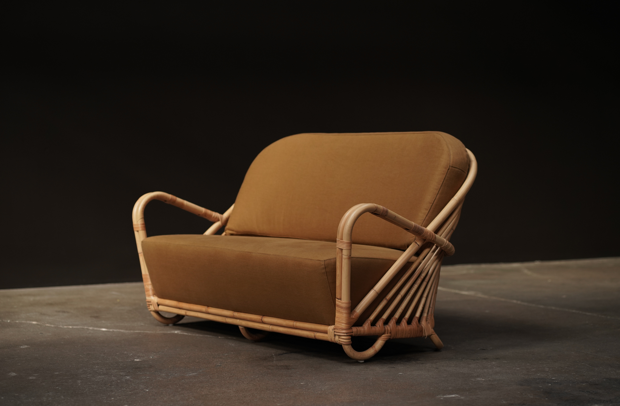 Arne Jacobsen Wicker Settee