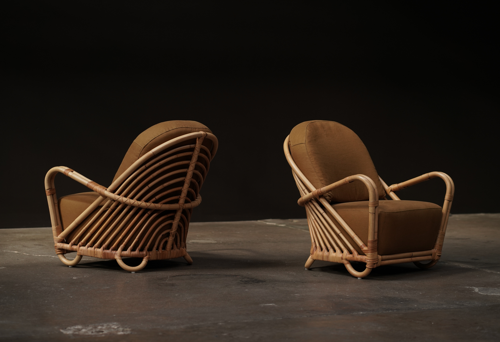 Arne Jacobsen Wicker Chairs, Pair