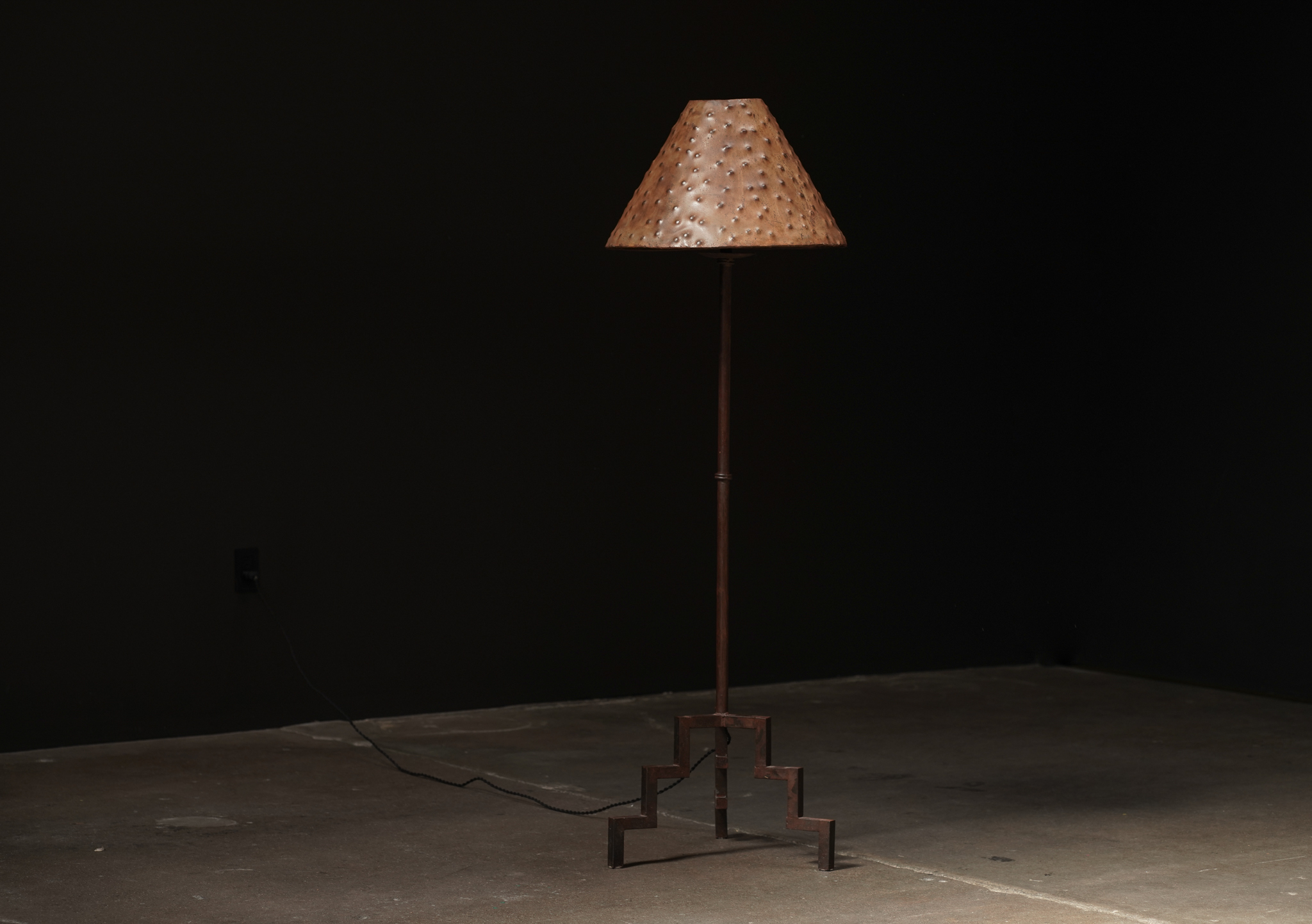 Hammered Shade Floor Lamp