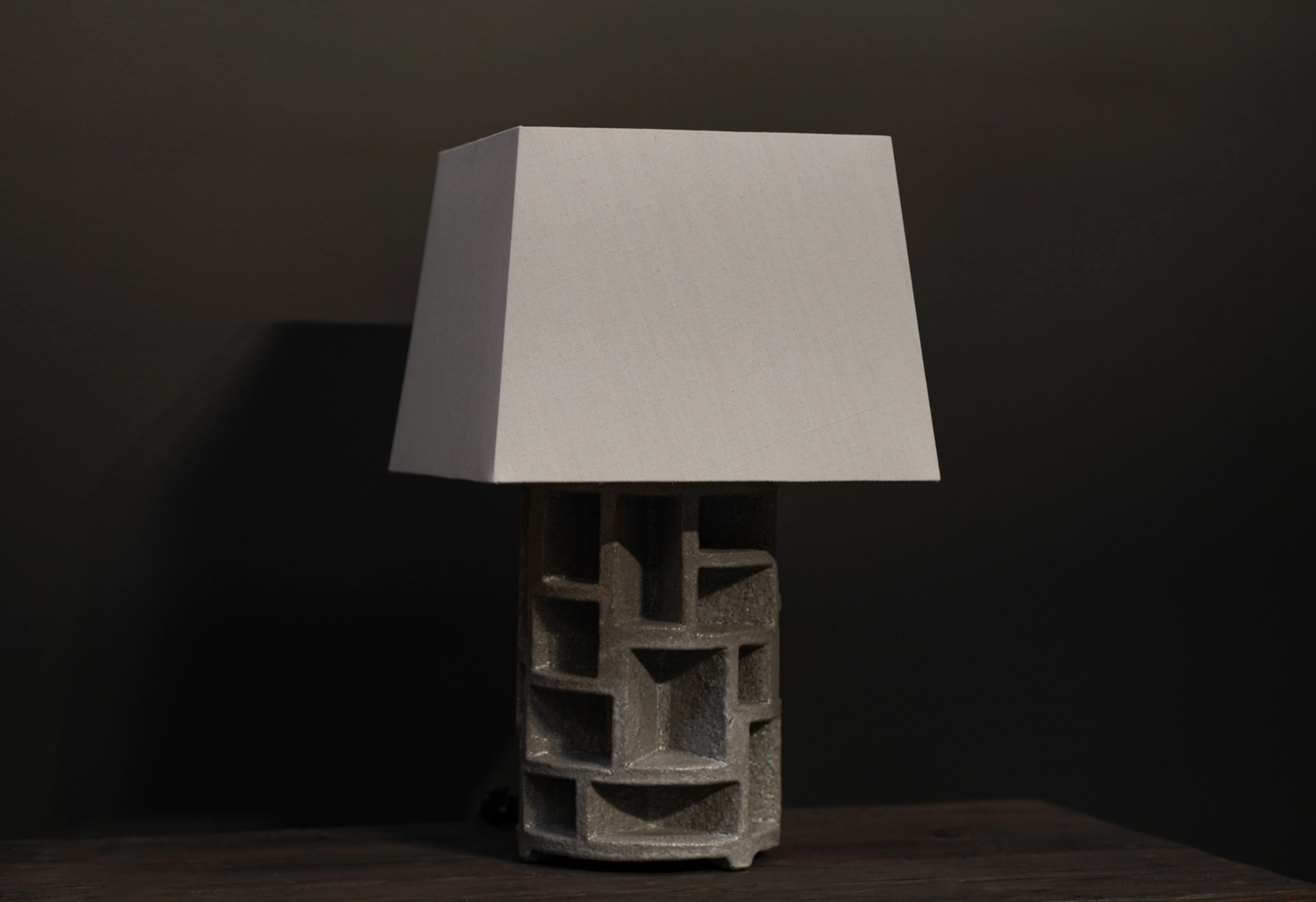 Sculptural Lamp Medium, Lichen