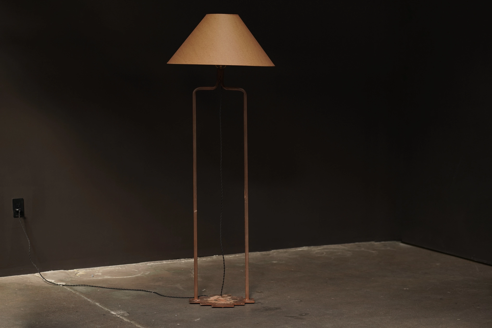 Iron Frame Floor Lamp